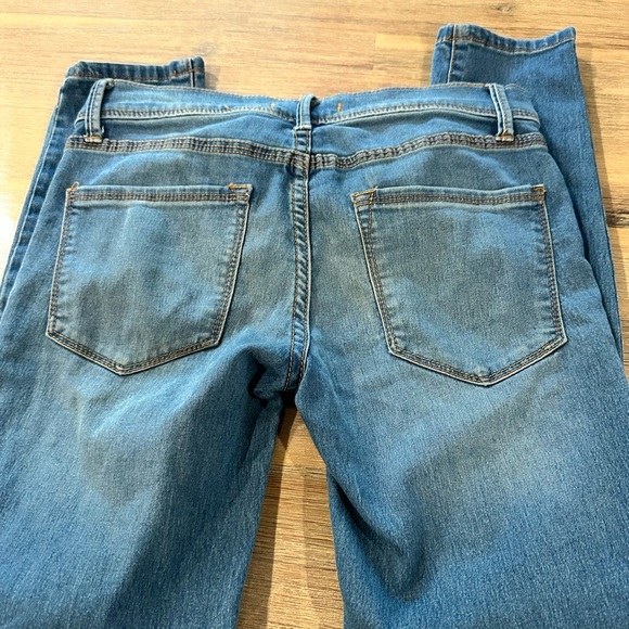 Free People vintage stretch Classic Blue skinny Denim - Picture 4 of 8